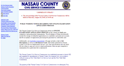 Desktop Screenshot of nassaucivilservice.com