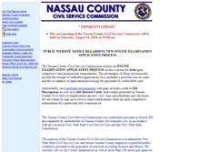 Tablet Screenshot of nassaucivilservice.com